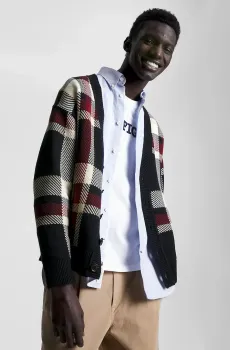 Мужской кардиган в клетку CHECK CARDIGAN Разноцветный S Tommy Hilfiger MW0MW32029