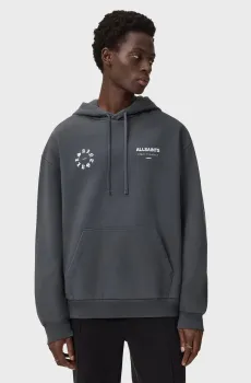 Мужское серое худи KINDRED Серый XL AllSaints M018ND