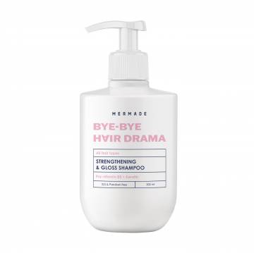Шампунь для волос Mermade Strenghtening & Gloss Shampoo Укрепление и сияние, для всех типов волос, 300 мл Шампунь для волос Mermade Strenghtening & Gloss Shampoo Укрепление и сияние, для всех типов волос, 300 мл
