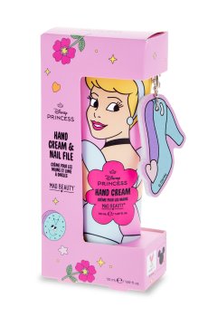 Крем для рук Mad Beauty Disney Princess Hand Cream, Cinderella с пилочкой, 50 мл