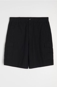 Бавовняні шорти карго - чорний