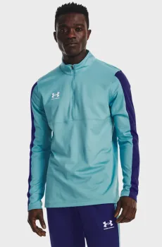 Мужская голубая спортивная кофта Challenger Midlayer Голубой M Under Armour 1365409-433