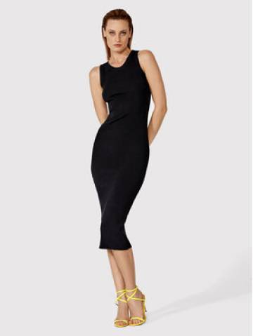 Simple Літня сукня SUD011 Чорний Slim Fit Simple Літня сукня SUD011 Чорний Slim Fit