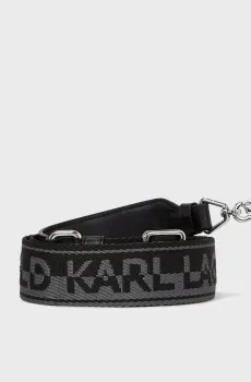 Женская черная ручка для сумки ESSENTIAL Черный ONESIZE Karl Lagerfeld 235W3109