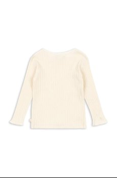 Хлопковый детский лонгслив Konges Sløjd PAPIN BLOUSE GOTS