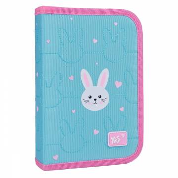 Пенал Yes HP-04 Funny bunny одинарний з двома клапанами (533625) Пенал Yes HP-04 Funny bunny одинарний з двома клапанами (533625)