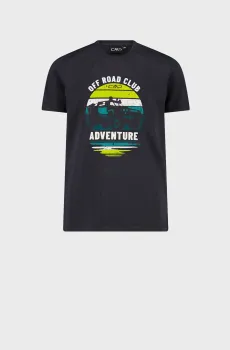 Детская черная футболка Черный 164 CMP 34F7054-68UT