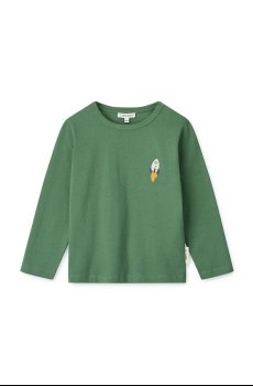 Хлопковый детский лонгслив Liewood Apia Placement Longsleeve T-shirt