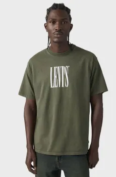 Мужская оливковая футболка Оливковый S Levi’s® 87373;0395