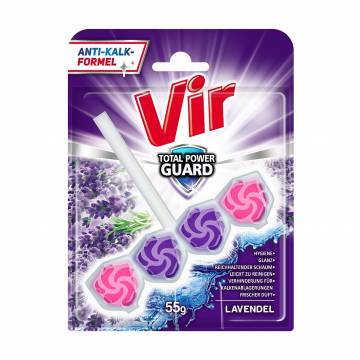 Туалетный блок Vir Total Power Guard Лаванда, 55 г Туалетный блок Vir Total Power Guard Лаванда, 55 г