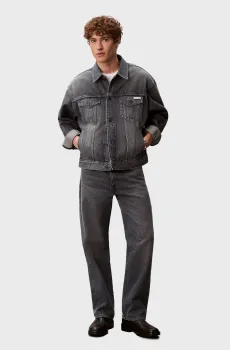Мужская синяя джинсовая куртка STONE TRUCKER Синий XL Calvin Klein Jeans LV04RF723G