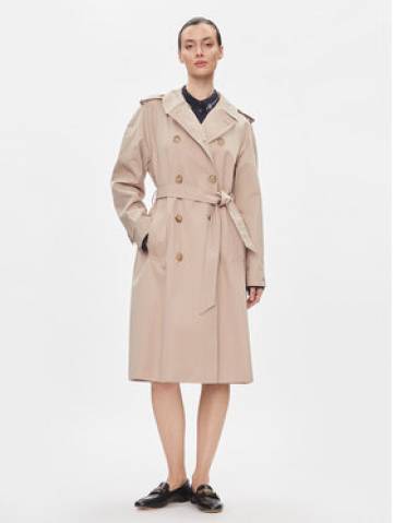 Tommy Hilfiger Тренч Cotton Classic Trench WW0WW40482 Бежевий Regular Fit Tommy Hilfiger Тренч Cotton Classic Trench WW0WW40482 Бежевий Regular Fit