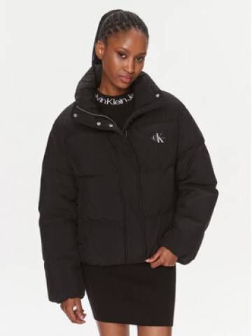 Calvin Klein Jeans Пуховик J20J222235 Чорний Relaxed Fit Calvin Klein Jeans Пуховик J20J222235 Чорний Relaxed Fit