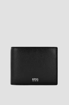 Мужской черный кошелек Черный ONESIZE BOSS 50529545;001