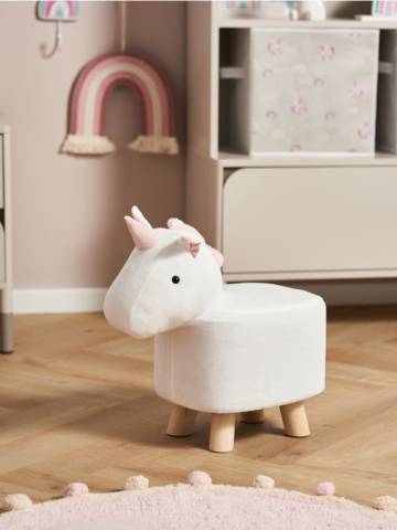 Пуф - пастельний рожевий