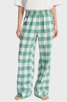 Женские зеленые брюки в клетку PAMELA Зеленый M Etam 6556043
