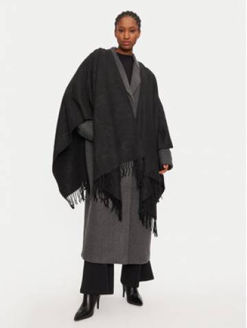 Liu Jo Пончо 2F4022 T0300 Чорний Relaxed Fit Liu Jo Пончо 2F4022 T0300 Чорний Relaxed Fit