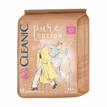 Гигиенические прокладки дневные Cleanic Pure Cotton, 10 шт Гигиенические прокладки дневные Cleanic Pure Cotton, 10 шт