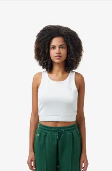 Женская белая футболка Белый 40 Lacoste TF052070V