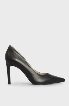 Женские черные кожаные лодочки PUMP 90 Черный 38 Calvin Klein HW0HW02527