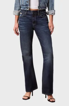 Женские темно-синие джинсы RELAXED Синий 24-SH Calvin Klein Jeans LV147D734G