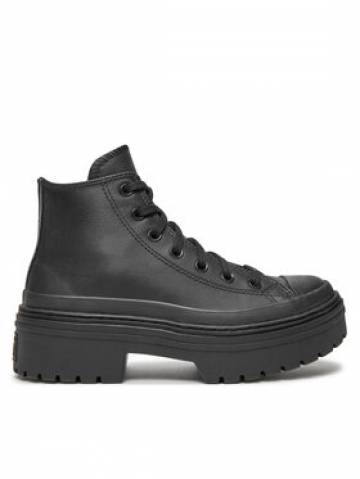 Converse Ботильйони Chuck Taylor All Star Lugged Heel Leather Platform A10369C Чорний Converse Ботильйони Chuck Taylor All Star Lugged Heel Leather Platform A10369C Чорний