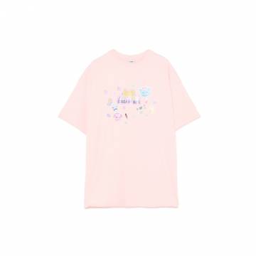 Cropp - Футболка з принтом Polly Pocket - пастельний рожевий Cropp - Футболка з принтом Polly Pocket - пастельний рожевий