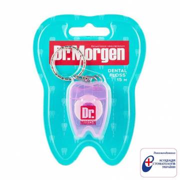 Зубная нить Dr. Morgen Dental Floss Mini для ежедневного ухода, фиолетовый, 15 м Зубная нить Dr. Morgen Dental Floss Mini для ежедневного ухода, фиолетовый, 15 м