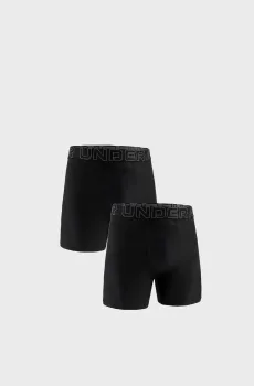 Мужские черные боксеры (2 шт) UA PERFORMANCE POUCH Черный M Under Armour 6011474-001