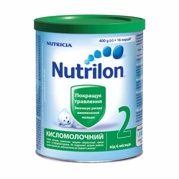 Сухая молочная смесь Nutrilon Kисломолочний 2, от 6 месяцев, 400 г Сухая молочная смесь Nutrilon Kисломолочний 2, от 6 месяцев, 400 г