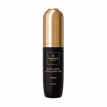Ультра-лифтинг сыворотка для лица Famirel Black Caviar Ultra Lifting Care Serum с экстрактом черной икры, 40 мл Ультра-лифтинг сыворотка для лица Famirel Black Caviar Ultra Lifting Care Serum с экстрактом черной икры, 40 мл