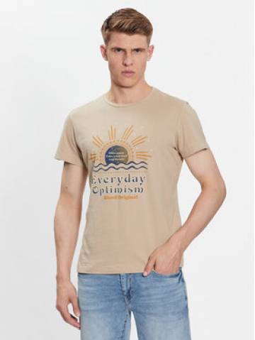 Blend Футболка 20715030 Бежевий Regular Fit Blend Футболка 20715030 Бежевий Regular Fit