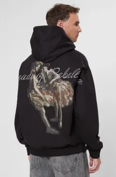 Мужское черное худи HUGO x apoh Черный XXL HUGO 50545997;001