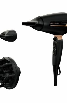 Фен для волос Rowenta Pro Expert диффузор, 2 концентратора, черный (CV8840F0)