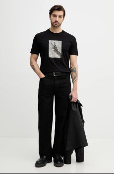Хлопковая футболка Armani Exchange