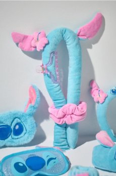 Набір: резинки, шпилька та бігуді для волосся Lilo & Stitch - light blue