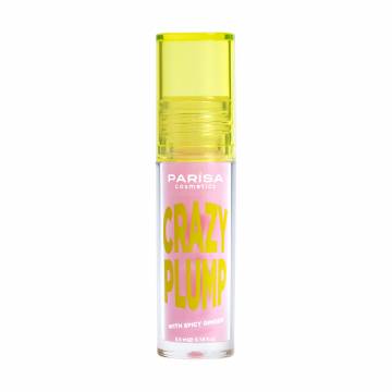 Блеск-плампер для губ Parisa Cosmetics Crazy Plump Lipgloss 102 Rose Sparkle, 5.5 мл Блеск-плампер для губ Parisa Cosmetics Crazy Plump Lipgloss 102 Rose Sparkle, 5.5 мл