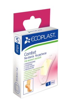 Пластырь Ecoplast Comfort на влажные мозоли, 5 шт