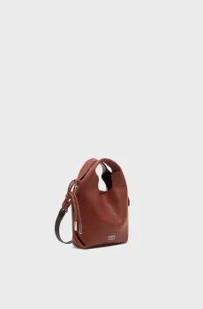 Женская коричневая кожаная сумка Коричневый ONESIZE Bimba Y Lola 251BBBJ7Z.10607