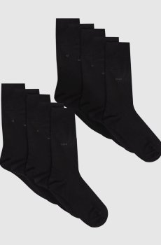 Набор черных носков с логотипом