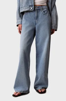 Женские голубые джинсы THE WIDE LEG Голубой 29-RG Calvin Klein Jeans LV047F662G