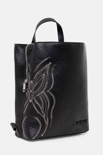 Рюкзак Desigual GOODALL SUMY MINI женский цвет чёрный маленький с аппликацией 24WAKP34 Рюкзак Desigual GOODALL SUMY MINI женский цвет чёрный маленький с аппликацией 24WAKP34