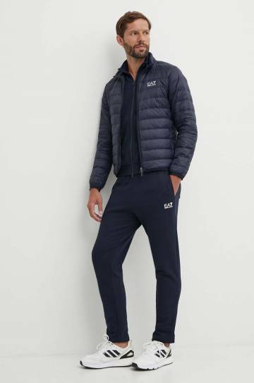 Пуховая куртка EA7 Emporio Armani мужская цвет синий переходная PNGPZ.8NPB23 Пуховая куртка EA7 Emporio Armani мужская цвет синий переходная PNGPZ.8NPB23