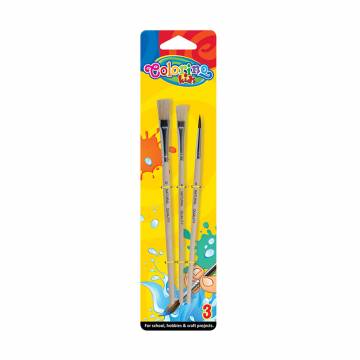 Набор школьных кистей для рисования Colorino Kids, 3 шт (13741PTR/1) Набор школьных кистей для рисования Colorino Kids, 3 шт (13741PTR/1)