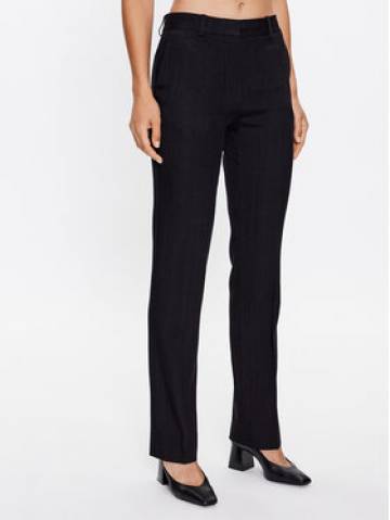 Victoria Victoria Beckham Штани з тканини 1322WTR003728B Чорний Regular Fit Victoria Victoria Beckham Штани з тканини 1322WTR003728B Чорний Regular Fit