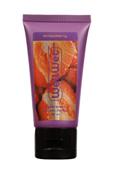 Оральный лубрикант Wellwet Water-Based Personal Lubricant, Strawberry, 50 мл