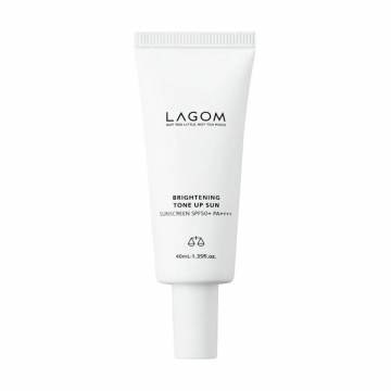 Осветляющий солнцезащитный крем для лица LAGOM Brightening Tone Up Sun Sunscreen SPF 50+ PA++++, 40 мл Осветляющий солнцезащитный крем для лица LAGOM Brightening Tone Up Sun Sunscreen SPF 50+ PA++++, 40 мл