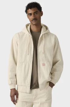 Мужская белая куртка в полоску Белый L Levi’s® A3222;0019