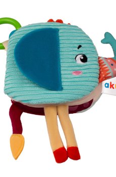 Мягкая сенсорная книжечка Akuku Слоненок, с рождения (A0672)