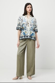 Рубашка с примесью льна Medicine